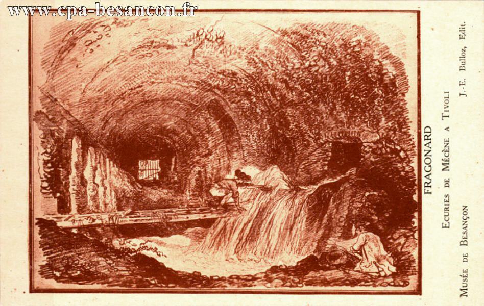 FRAGONARD - ÉCURIES DE MÉCÈNE A TIVOLI - MUSÉE DE BESANÇON